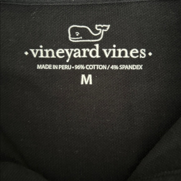 Vineyard Vines Men's Classic Black Polo - Picture 2 of 2